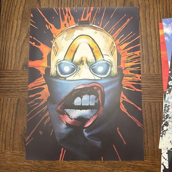 Borderlands 3 Psycho Art - Complete Set of 7 prints (PAX 2019 Gearbox Promo)-NEW - Picture 4 of 10